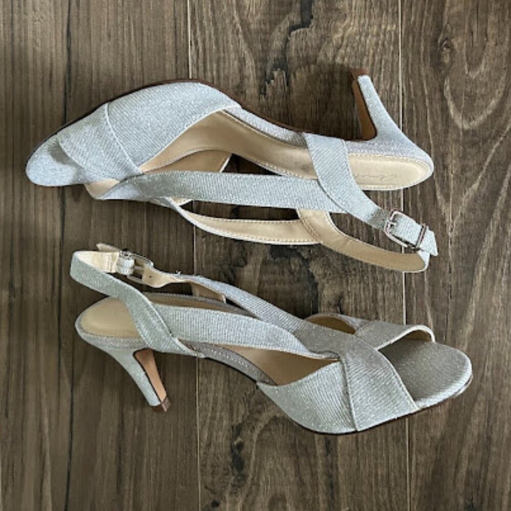 Women's Wedding Open Toe Shoes - Picture 2 of 7